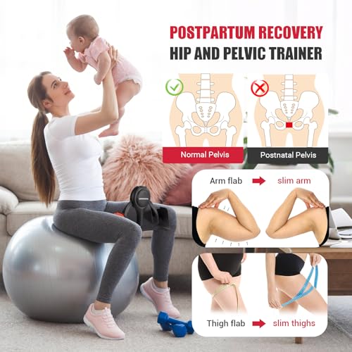 Thigh Trainer for Women, 15-70lb Adjustable Resistance Resistance Band | Inner Thigh Exerciser for Yoga & Weight Loss at Home Gym, Kegel Exercise Equipment for Pelvic Floor Muscle Repair