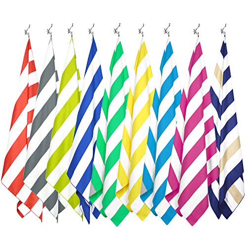 Your Choice Microfiber Beach Towel Sand-Free Quick Dry (67"x35"/60"x30") - color: F-set (9), size: Large(60x30")