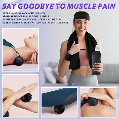 Halloscume 24 Pcs Pilates Kit, Home Pilate Equipment for Women, Pilates Ring and Ball Set with Stretching Strap, Water Bottle, Magic Circle, Yoga Ring, Gym Bag, Resistance Band, Anti Slip Sock - color: Black