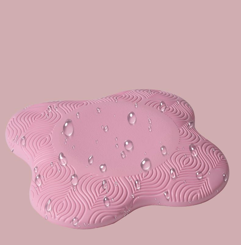 2pc Extra Thick Yoga Knee Pad - Cushion Your Knees, Elbows, Wrists, Hands & Head for Maximum Fitness & Pilates Performance! - color: Pink