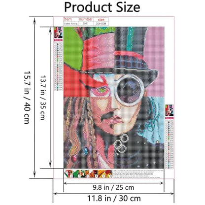 Shouruihua Diamond Painting Kits, Four Unique Personalities Diamond Art Kit | Gem Art, Diamond Dotz Kits, Diamond Dots, Wall Art, Adult Crafts, Full Round Drill Diamond Painting Kits, 11.8x15.7 in - color: Four Unique Personalities