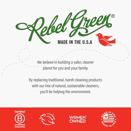 Rebel Green 천연 다목적 클리닝 스프레이, 식물 유래 클리너 - size: 16액량 온스 (1병)
