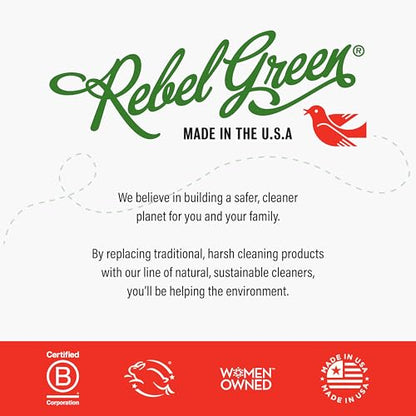 Rebel Green 천연 다목적 클리닝 스프레이, 식물 유래 클리너 - size: 16액량 온스 (1병)