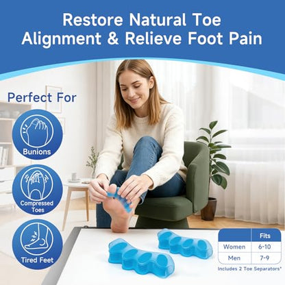 Ankle Balance Board Foot Strengthener - Single Leg Stability Trainer for Physical Therapy Exercise, Mobility Training and Sports Recovery with Toe Separators and Carry Bag