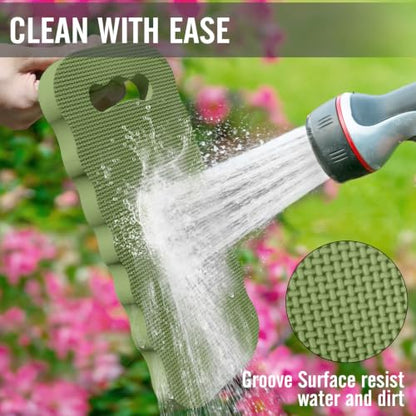 Altdorff Thick Kneeling Pad 2 Pack, Waterproof, Comfortable Garden Kneeling Pads Stain Resistant, Multi-Functional Kneeler Pad for Gardening, Baby Bath, Yoga, Praying and Exercise (Sage Green) - color: Sage Green