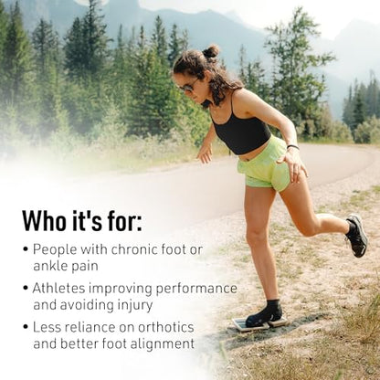 SIDEKICK AxisBoard Rehab & Training System | Balance Board & Physical Therapy Manual for Foot and Ankle Rehab | Recover from Sprains, Plantar Fasciitis, Achilles Pain