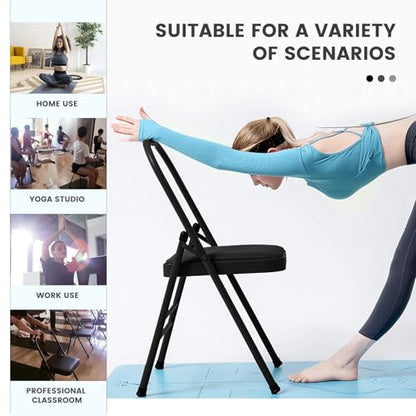 INNOLIFE Yoga Auxiliary Chair Headstand Bench Backless