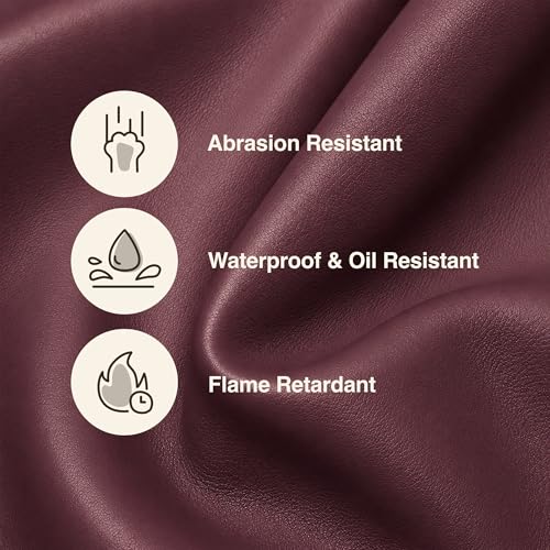 Massage Half Round Bolster Pillow 21.5" L X 6" W - color: Burgundy, size: Small Half-round 612