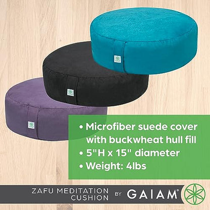 Gaiam Ergonomic Buckwheat - color: Purple | Zafu