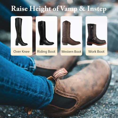 FootFitter Premium Boot Vamp & Instep Stretcher for Upper Expansion - size: Men’s Medium (9-11)