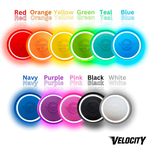 Velocity Lacrosse Balls - 9가지 색상 선택 가능, 1, 2, 3, 6, 18, 60, 120 (케이스) 팩 - color: 핑크, size: 1 Ball, style: 연습용 공