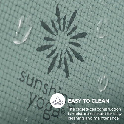 Ascend 6mm Thick Yoga Mat, 72x24in - color: Sage Haven - Printed