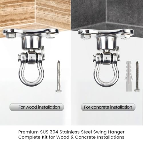 Helffer Heavy Duty Stainless Steel Swing Hanger