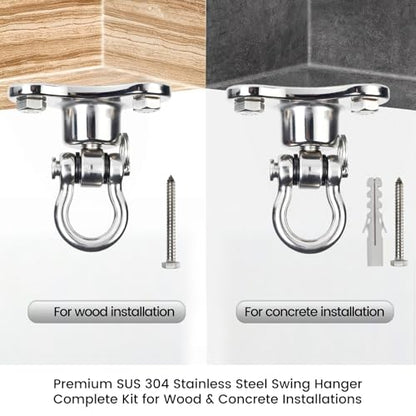 Helffer Heavy Duty Stainless Steel Swing Hanger