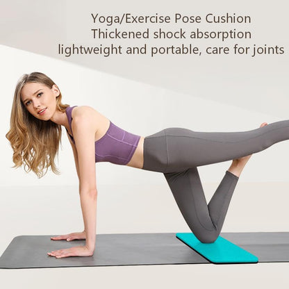 1PCS Yoga Knee & Elbow Cushions - Extra Thick Foam for Knees, Elbows, Wrists, Hands & Head, Pilates & Kneeling Pads, Support Foam Pads for Women & Men (Random Color 13.3"*6.6")