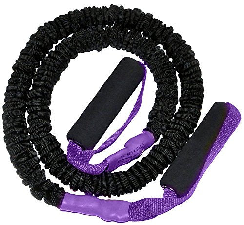 Stroops Slastix Toner Resistance Bands with Handles | Safe Sleeve Exercise Bands for Strength Training, Full Body Workouts, and Home Gym Fitness - color: Black, size: Very Light Resistance - 10 lbs.