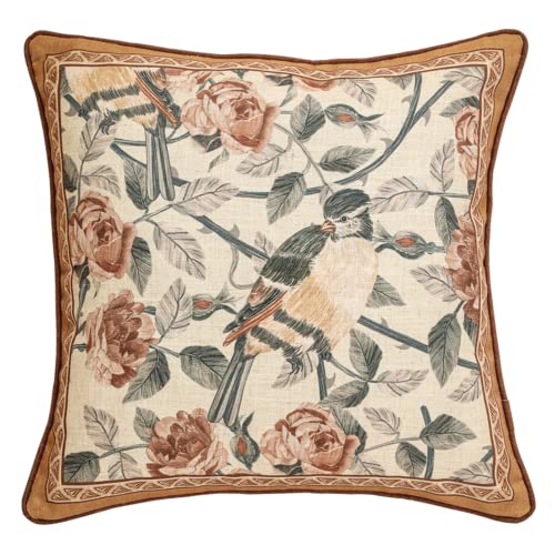 patdrea French Vintage Linen Throw Pillow Cover,18"x18"-ParkerEstate B - color: Parkerestate B, size: 18" x 18" (Pack of 1)