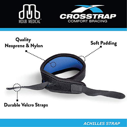 Calf & Shin Supports, Shin Splint Brace | Adjustable Neoprene Shin Splint & Leg Compression Support Strap | for Strains, Injuries, Pain - size: Large (1 Strap)