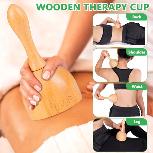 Wood Therapy Massage Tools 6-in-1 Lymphatic Drainage Massager Maderoterapia Kit,Wooden Massager Body Sculpting Tools,Wooden Gua Sha Kits,Body Contouring and Shaping - style: Back Massager+2Massage rollers+3Massage Sticks
