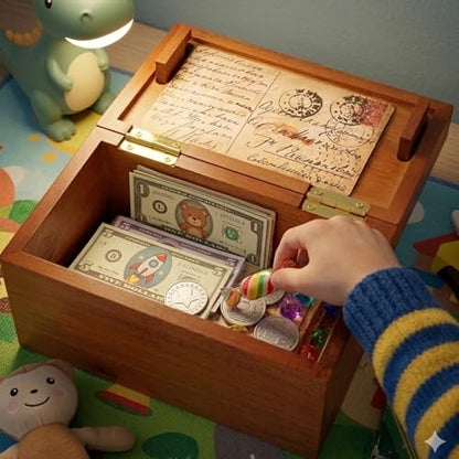 Mystery Box - Onietoiy Wooden Puzzle Box, Prank Puzzles for Adults & Kids