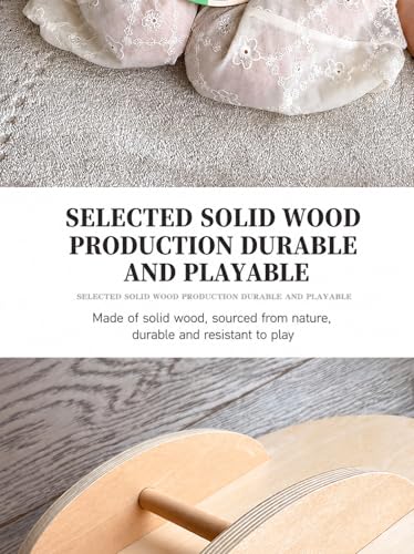 Wooden Balance Board Toy for Kids, Monkey Theme Balancing Game, Montessori Educational Toy, Active Play & Exercise