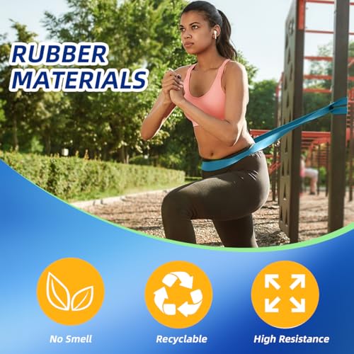 WHATAFIT Resistance Bands, 5 Level Pull Up Assistance Bands for Working Out - color: 6.8-56.7kg(15-125파운드)