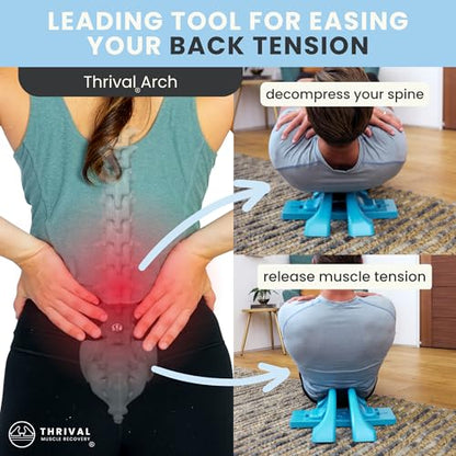 Thrival Arch Back Stretcher, Psoas Muscle Release Tool, Blue - color: Blue, size: ThrivalArch