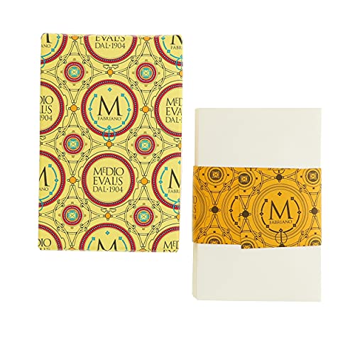 Fabriano Medioevalis Cards & Envelopes Set, 20/Pkg., 3.3" x 5.1" - size: 3.3 x 5.1, style: Flat