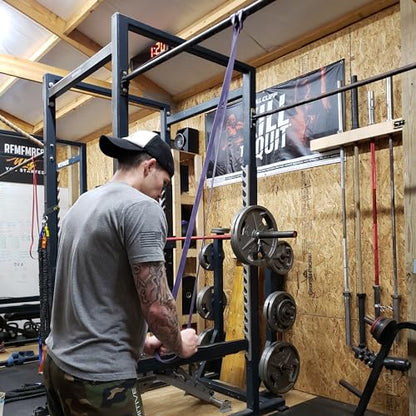 WODFitters Pro Series Pull-Up Assistance Bands – Premium Resistance Loop Bands for Assisted Pull Ups, Muscle Ups, Strength Training & Mobility – Durable Bands for Functional Fitness - color: #3 Purple 40-80 lbs