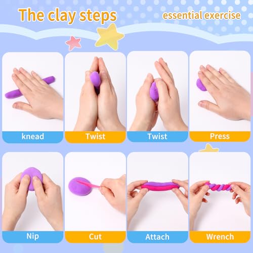 Air Dry Clay Kit, 36 Colors | Modeling Clay