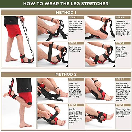RDX Yoga Stretching Strap, Ankle Ligament Stretcher Belt with Loops Ligament Stretch Band, Fitness Leg Stretcher for Plantar Fasciitis, Foot Stretch Assist for Hamstring, Flexibility Exercise - color: Camo Peach