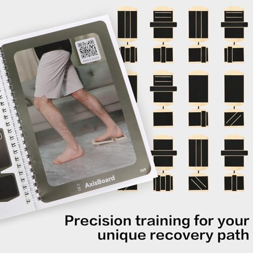 Ankle Balance Board System | Foot & Ankle Strengthener with 120-Page PT Guide, Resistance Band & Bag | Plantar Fasciitis Relief & Achilles Recovery Tool