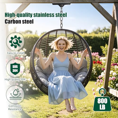 Heavy Punching Bag Hanger | Wall/Ceiling Mount Hook with 180° / 360° Rotation | Wood Beam Holder for Boxing, Weight Training, Aerial Yoga Swing & Hammock - size: 180° Swing