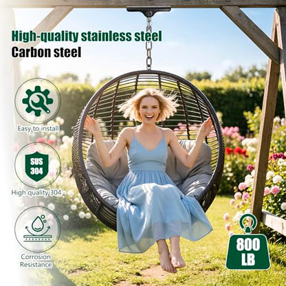 Heavy Punching Bag Hanger | Wall/Ceiling Mount Hook with 180° / 360° Rotation | Wood Beam Holder for Boxing, Weight Training, Aerial Yoga Swing & Hammock - size: 180° Swing