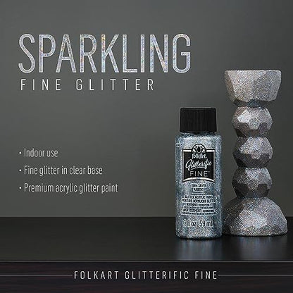 FolkArt Best of Silvers Acrylic Craft Paint Set Featuring 5 Premium Silver Paint Formulas, 96423 - color: Best of Silvers