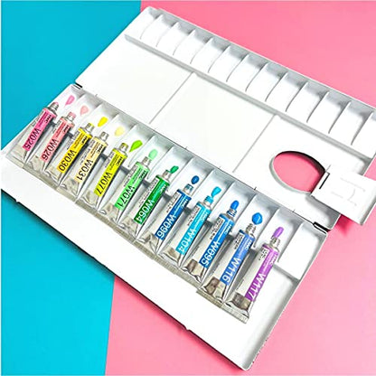 Holbein Artists' Watercolors - Pastels, Set of 12, 5 ml, Tubes