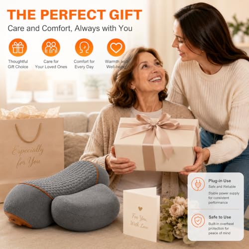 3-in-1 Neck Massage Pillow with Heat & Traction, Neck Hump Corrector