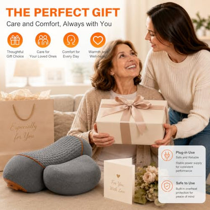 3-in-1 Neck Massage Pillow with Heat & Traction, Neck Hump Corrector