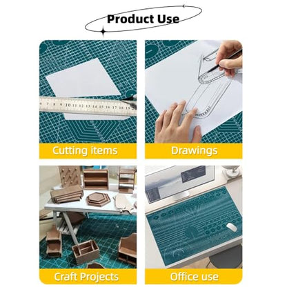 A5 Self-Healing Cutting Pads, Small Cutting Mat, Professional Double Sided Durable Cutting Mat, Great for Hop Scrapbooking, Quilting, Fabric, Sewing Craft Projects (Pink, A5) - color: Pink