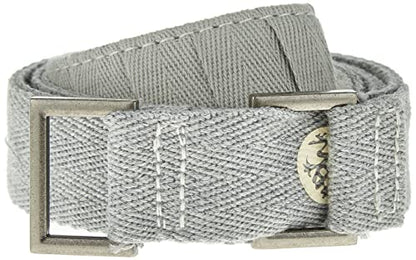 Manduka Yoga Commuter Mat Carrier - Eco-Friendly Cotton, Easy to Carry, Hands-Free, For All Mat Sizes - color: Heather Grey and Bliss