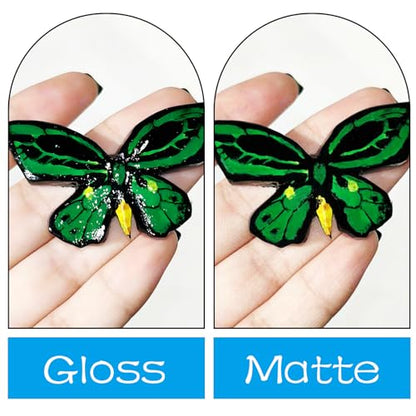 50ml Air Dry Clay Glaze, Protect Clay Surfaces, Delivers Matte Glaze Effect | Matte Glaze, Air Dry Clay Varnish, Waterproof, Dustproof,Prevents Clay Scratches & Wear - size: matte