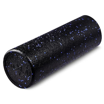Yes4All 고밀도 폼 롤러, 요가, 필라테스를 위한 다양한 사이즈 및 색상 - 블루 반점 - 45.7cm(18인치) - color: 파란색 반점, size: 18인치