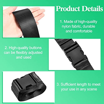 Eurzom Extremity Mobilization Belt Physical Therapy, Black | Adjustable Manual Traction Mobility Strap for Joint Movement, Leg Shoulder Stretching, Yoga Exercise, Gait Training Strap