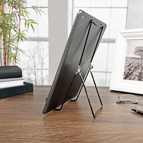 GIBSON HOLDERS 6AC Adjustable Black Wire Display Easel, 3.5" W x 4.5" D x 9.25" H, Pack of 3 - size: 3-Pack