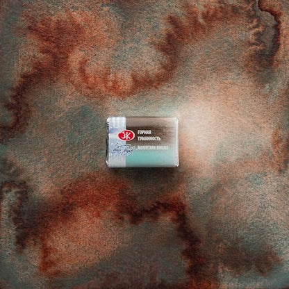 White Nights Limited Edition Granulation Metamorphoses Watercolor Collection of Professional Artist Grade Paints Vibrant Lightfast Colors by Nevskaya Palitra (Mountain Brume) - color: Mountain Brume