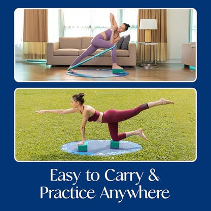 Tumaz Non-Slip Yoga Blocks，High-Density EVA Foam 2 Pack for Yoga & Pilates - color: green-2ps