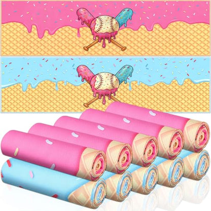 FuWeave 12 Pcs Ice Cream Drip Cooling Towels Gifts 40 x 12 Inch - color: Ice Cream Drip, size: 40 x 12 inches