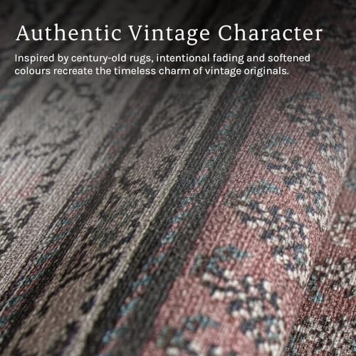 Rusty Rhythm Vintage-Inspired Runner Rug, 2’6” x 8’