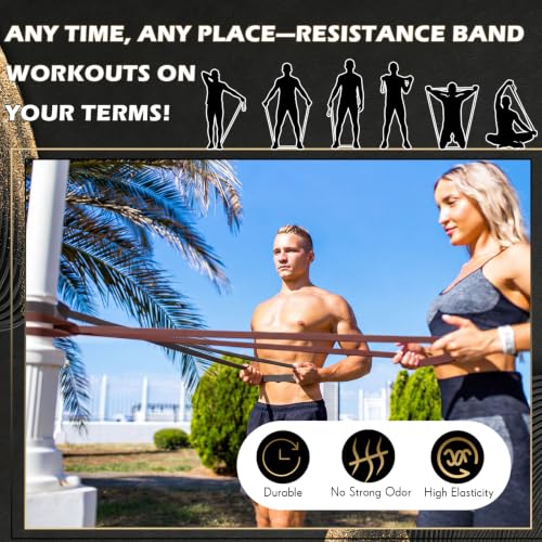 Seenelling 5 Level Resistance Bands - color: modern nude