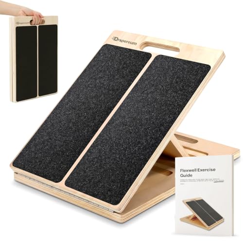 Adjustable Slant Board for Calf Stretching – Incline Stretch Wedge for Achilles Tendon, Plantar Fasciitis Relief, Squat Support & Physical Therapy, Non-Slip Calf Stretcher for Home Gym